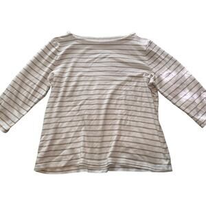 Croft & Barrow - Boat neck shirt size Large